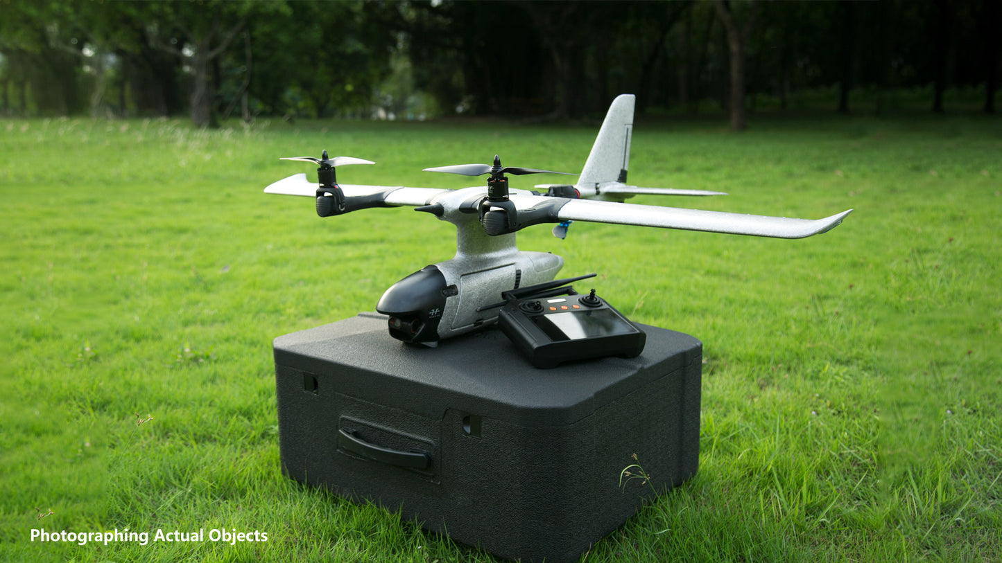 HAOHAN Firefly Modular e Multi-Mount FPV Patrol Drone Suporte VTOL 1080mm Envergadura EPP RC Avião SEMI