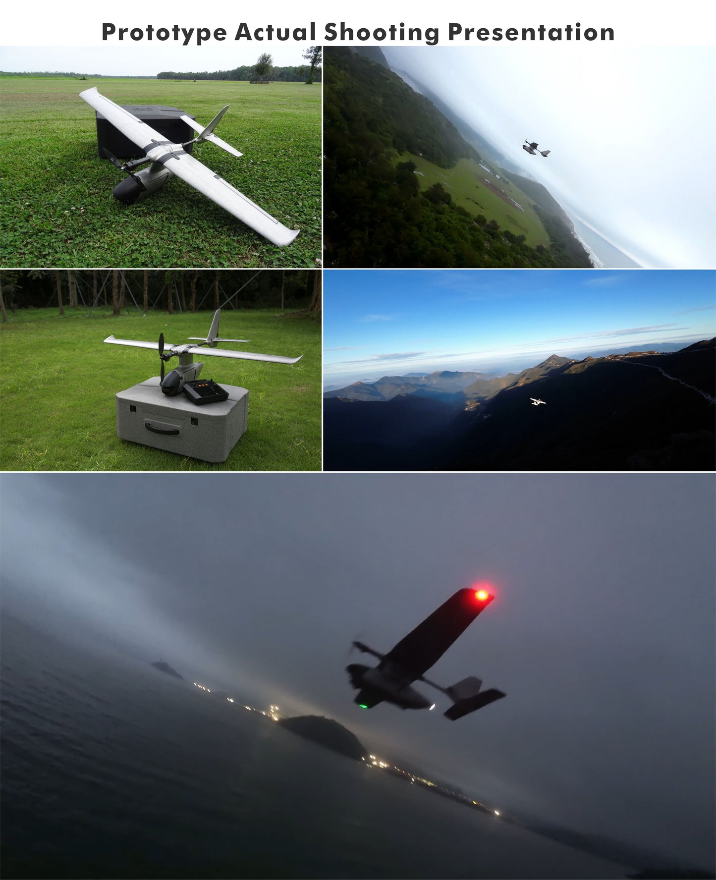HAOHAN Firefly Modular & Multi-Mount FPV Patrol Drone Support VTOL 1080mm Wingspan EPP RC Airplane Classic