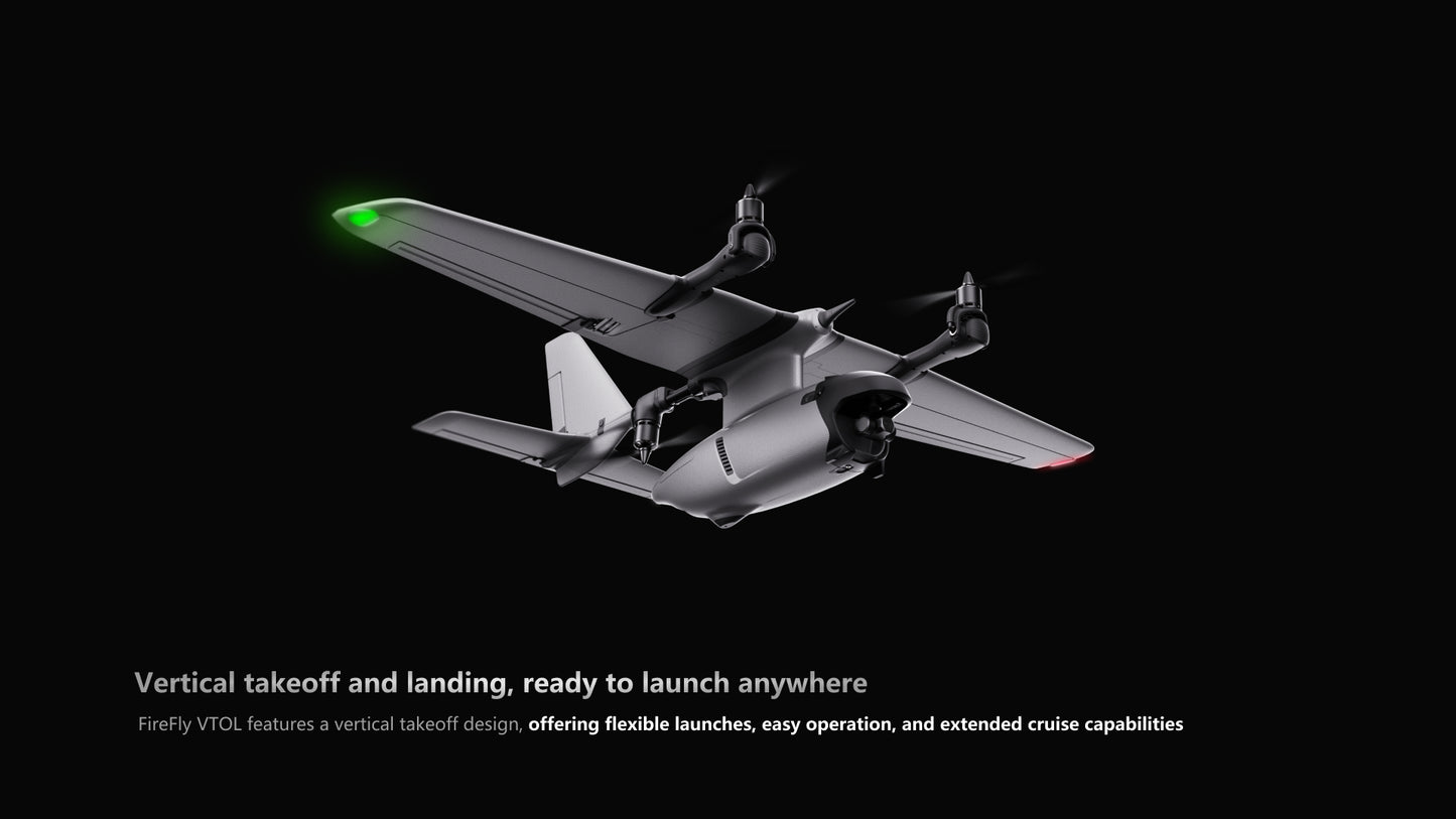 HAOHAN Firefly Modular e Multi-Mount FPV Patrol Drone Suporte VTOL 1080mm Envergadura EPP RC Avião SEMI