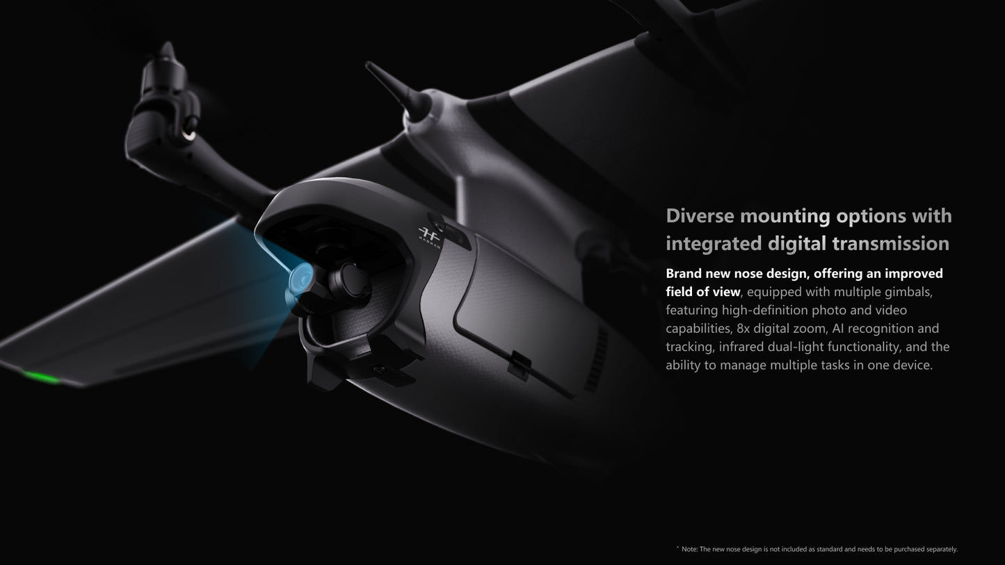 HAOHAN Firefly Modular e Multi-Mount FPV Patrol Drone Suporte VTOL 1080mm Envergadura EPP RC Avião SEMI