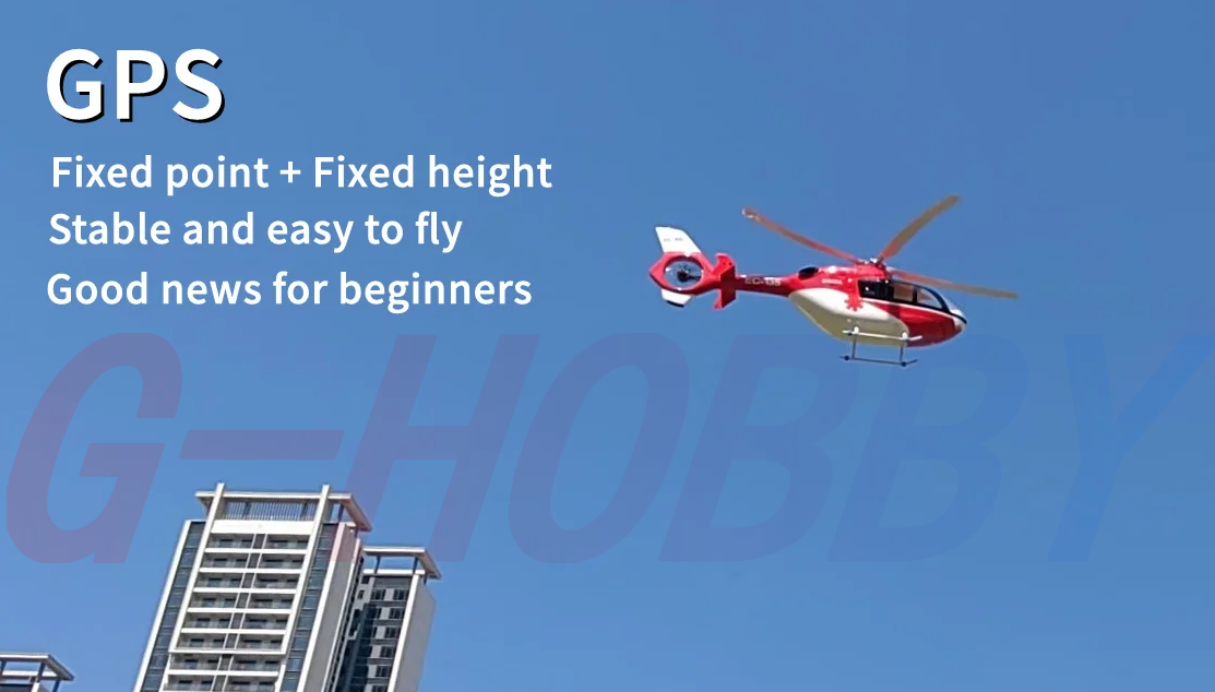 FL450 V2 EC135 450 Size Scale Helicopter Four Rotor Blades 6CH GPS with H1 Flight Controller RTF