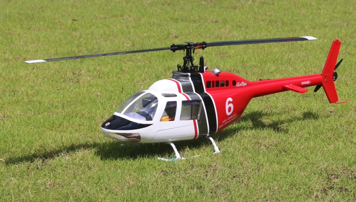 Bell 206 450 Size Helicopter Scale Tow Rotor Blades 6CH GPS with H1 Flight Controlle RTF - G - HOBBY RC OFFICIAL STORE