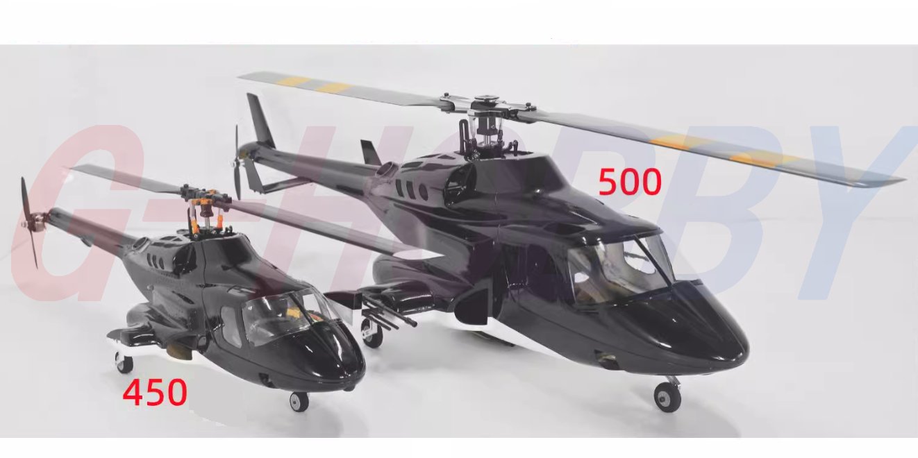 Airwolf 500 Size Helicopter Scale 6CH RC Helicopter GPS with H1 Flight Controlle - G - HOBBY RC OFFICIAL STORE