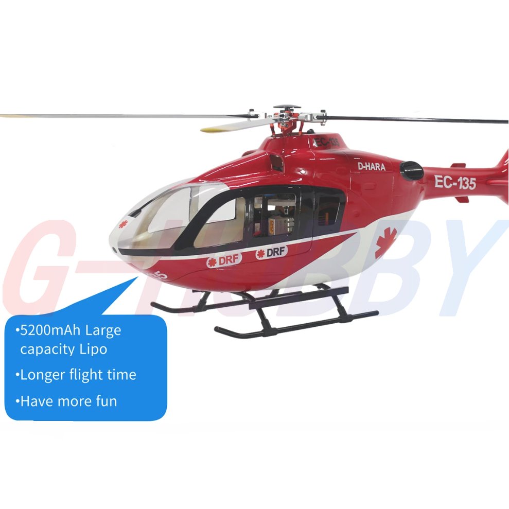 FL450 V2 EC135 450 Size Scale Helicopter Four Rotor Blades 6CH GPS with H1 Flight Controller RTF - G - HOBBY RC OFFICIAL STORE