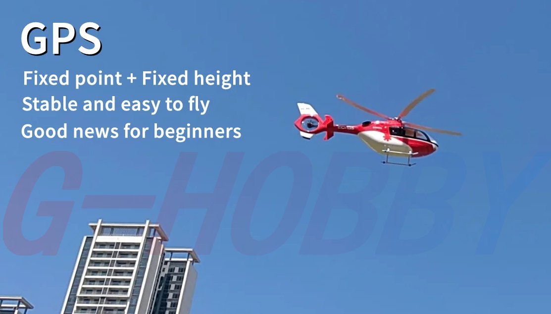 FL450 V2 EC135 450 Size Scale Helicopter Four Rotor Blades 6CH GPS with H1 Flight Controller RTF - G - HOBBY RC OFFICIAL STORE