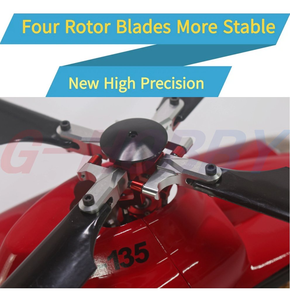 FL450 V2 EC135 450 Size Scale Helicopter Four Rotor Blades 6CH GPS wit ...