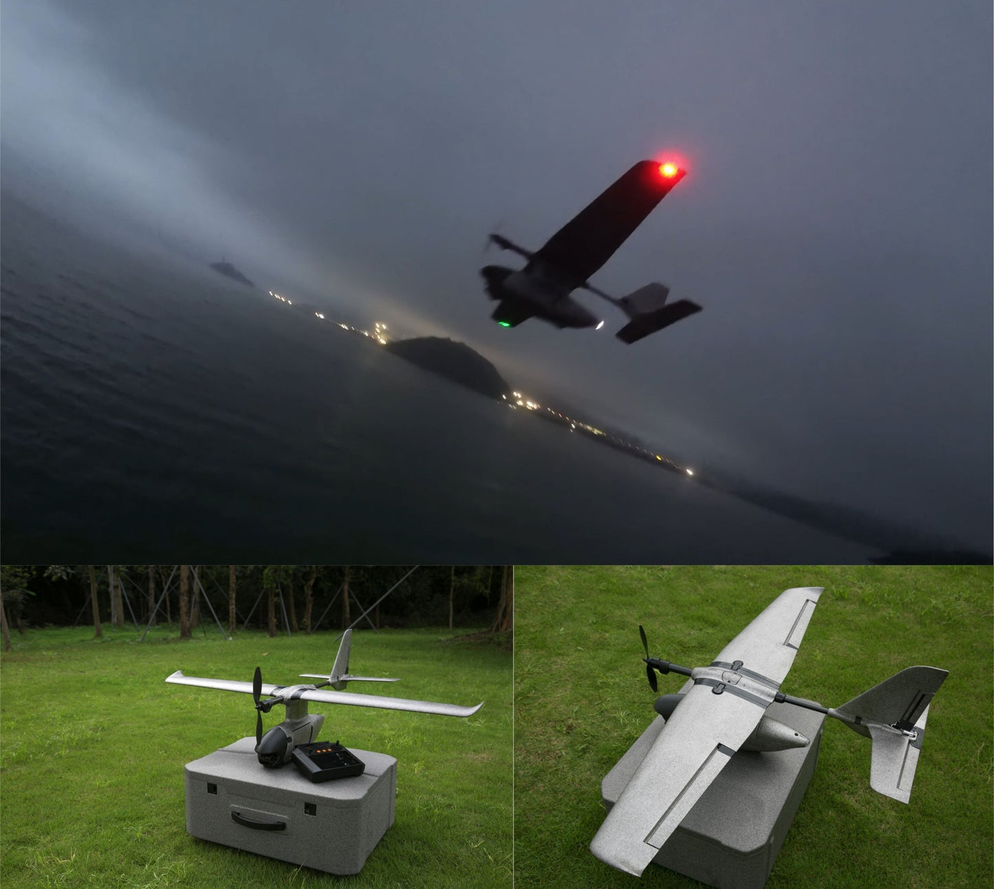HAOHAN Firefly Modular & Multi - Mount FPV Patrol Drone Support VTOL 1080mm Wingspan EPP RC Airplane PNP - G - HOBBY RC OFFICIAL STORE