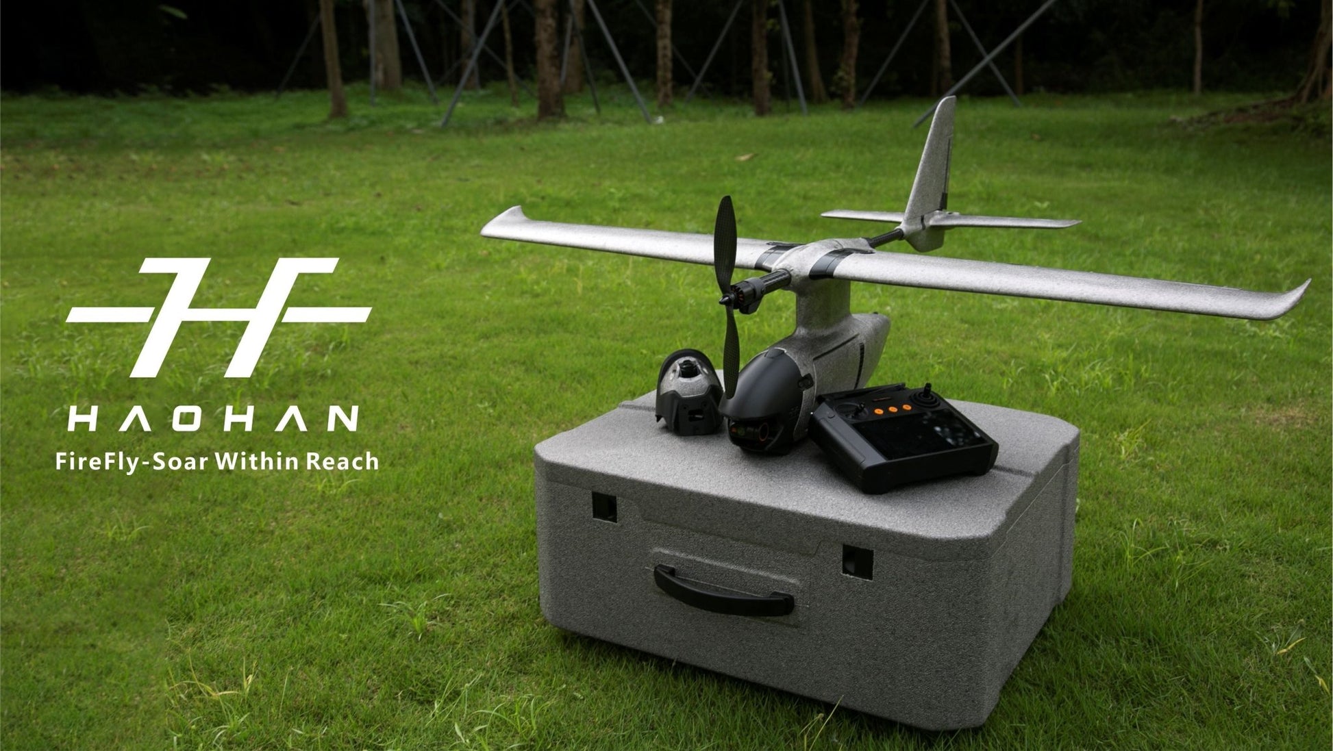 HAOHAN Firefly Modular & Multi - Mount FPV Patrol Drone Support VTOL 1080mm Wingspan EPP RC Airplane PNP - G - HOBBY RC OFFICIAL STORE