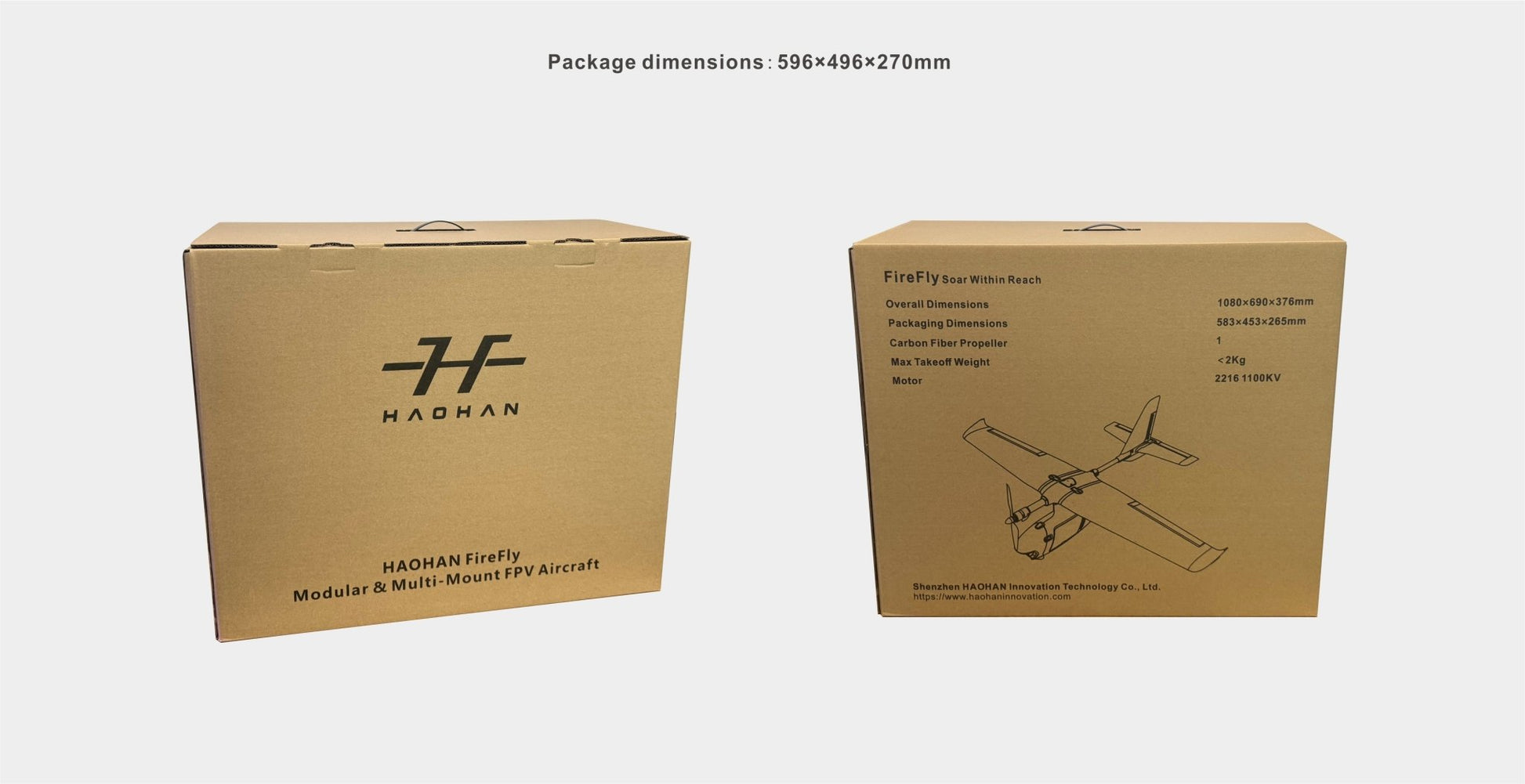 HAOHAN Firefly Modular & Multi - Mount FPV Patrol Drone Support VTOL 1080mm Wingspan EPP RC Airplane PNP - G - HOBBY RC OFFICIAL STORE