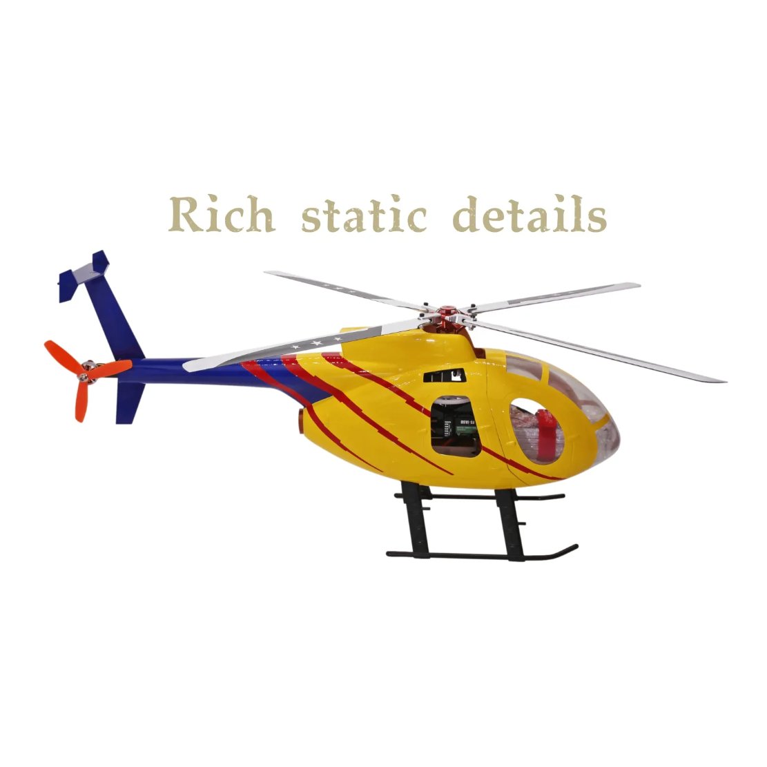 MD500E MD500 G - Jive 450 Size Helicopter Scale Four Rotor Blades 6CH GPS with H1 Flight Controller RTF - G - HOBBY RC OFFICIAL STORE
